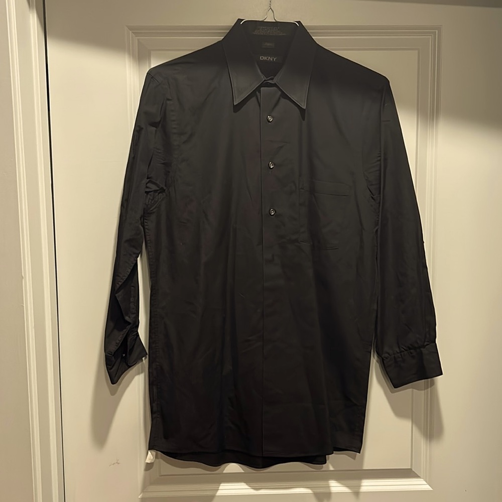DKNY Black Button Down Men’s Medium/Large